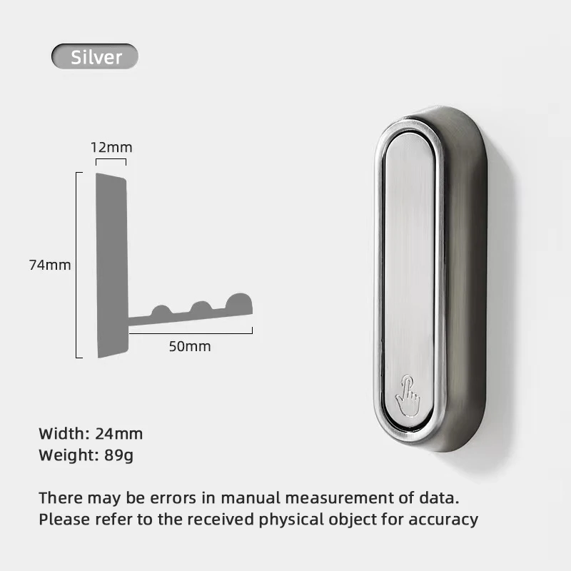

Складной черный алюминиевый крючок