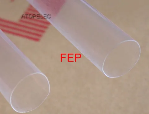 Термоусадочная трубка FEP F46, термоусадочная трубка диаметром 1,3: 1, высокая температура 600 В, 200 ℃, 1 метр