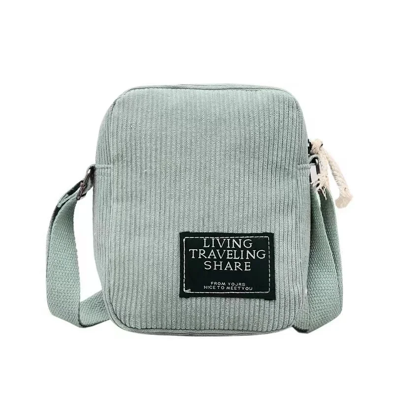 

Winter Women Messenger Bag Korean Literary Canvas Bag Simple Hundred Lap College Handbag Satchel Girl Small Purse vintage