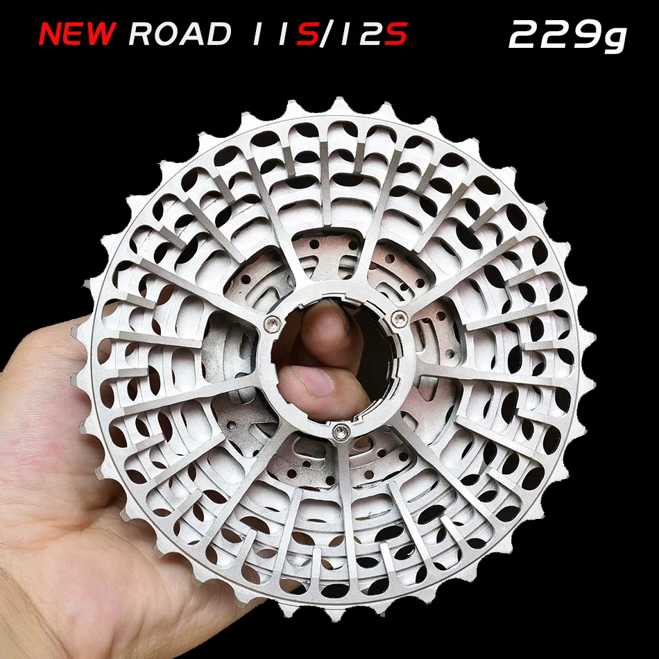 Free Shipping GOLDIX Ultra Light Hollow CNC Road Bike Folding Cassette for 240 180 Hub SRAM SHIMANO R70007020 8000 Drivetrain