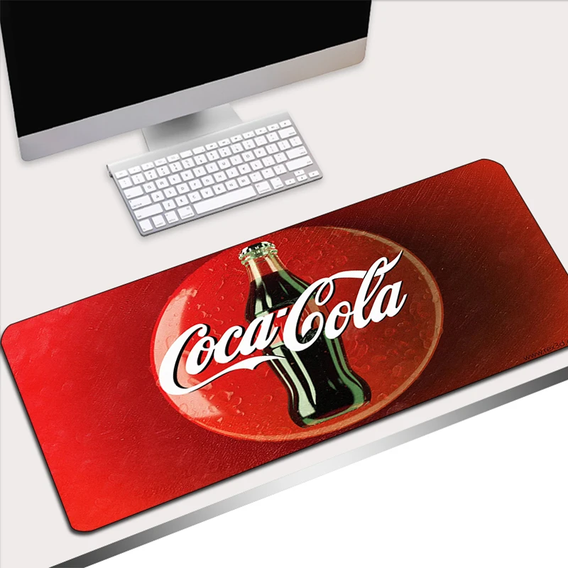

Coca Colas Large Mouse Pad Anime Mousepad Xxl Mause Carpet Extended Game Mats Gamer Office Accessories Gaming 900x400 Desk Mat