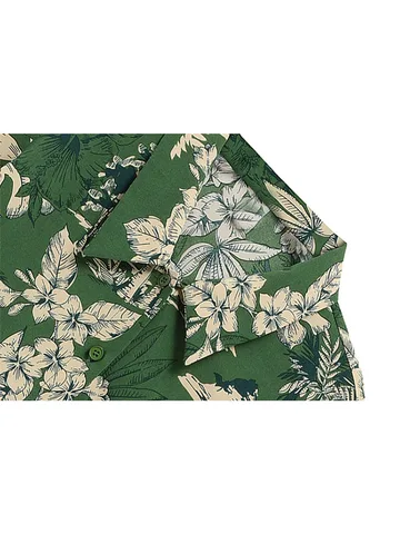 Women's Blouses Harajuku Vintage Print Shirts Elegant 2022 Summer Fashion Casual BF Style Chic Y2K Loose Short Sleeve Korean Top
