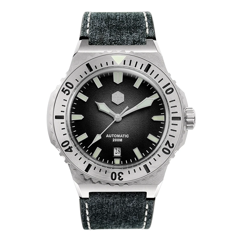 

Men's diving table true belt waterproof business leisure mechanical watch men SN055G
