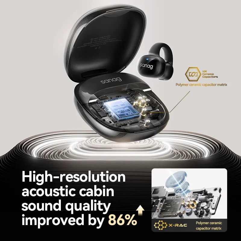 Лидер продаж в Sanag интеллектуальные наушники S5 со светодиодным дисплеем