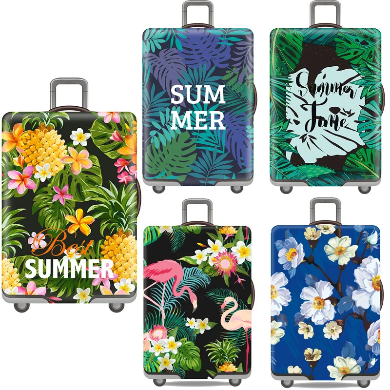 

Jungle Pattern Elastic Luggage Cover Protector Dustproof18-32 Inch Trolley Suitcase Case Protective Covers Travel Accessories