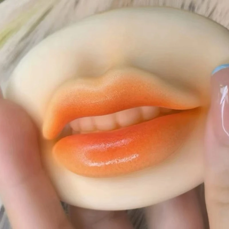 

5D Facial Tattoo Training Lip Silicone Practice Permanent Makeup Lip Eyebrow Tattoo Skin Mannequin Doll Face Lip