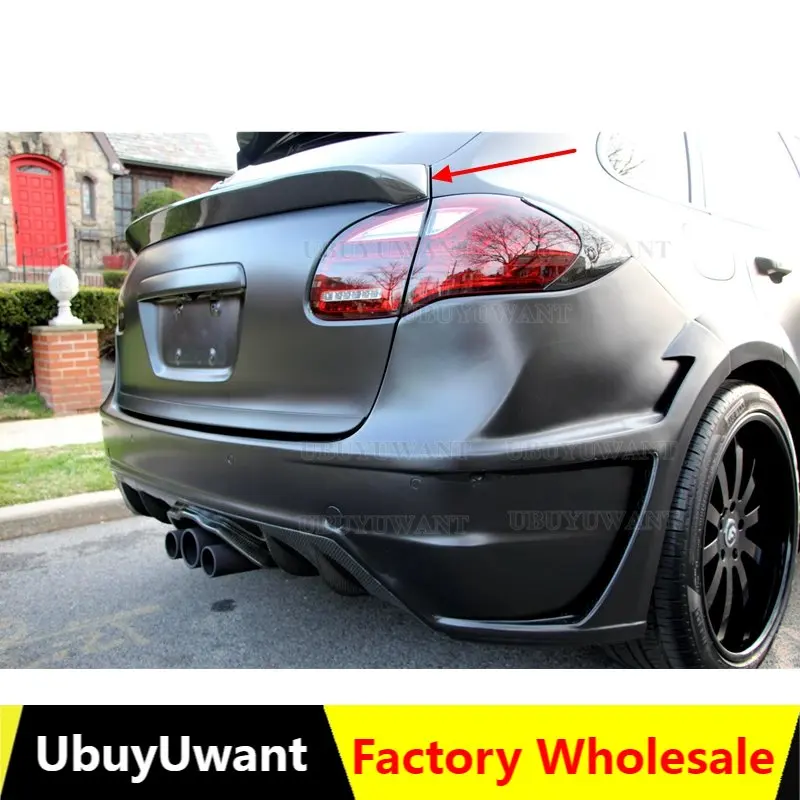 

Заднее крыло багажника UBUYUWANT из настоящего углеродного волокна, спойлер на крышу для Porsche Cayenne 958 2011 2012 2013 2014 года