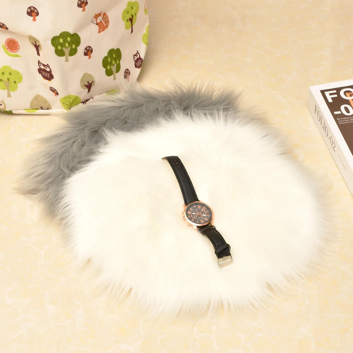 Высококачественные Сверхмягкие моющиеся блестящие шерстяные коврики 4-в-1 из