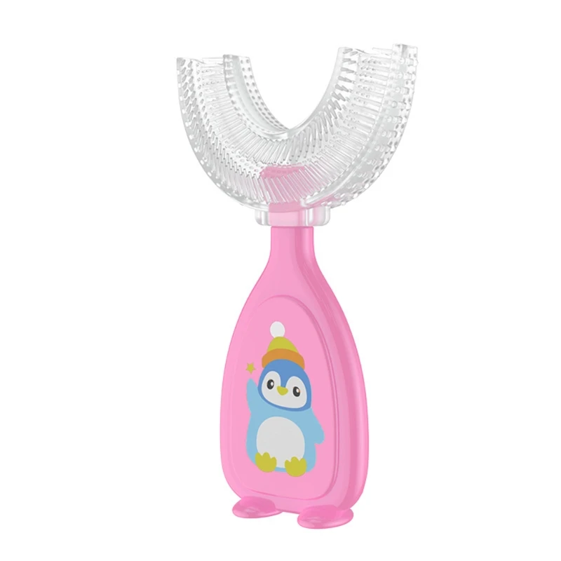 

Children U Shape Toothbrush Soft Silicone Training Teeth Cleaning Teethbrushes