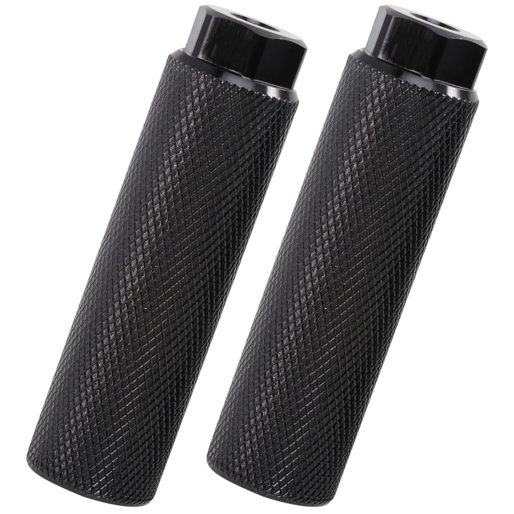 

Folding Bicycle Pedal Wear-resistant Bicycles Peg Portable Cylinder Aluminum Alloy 7.5X2.5X2.5CM Sturdy Bike Black Supply