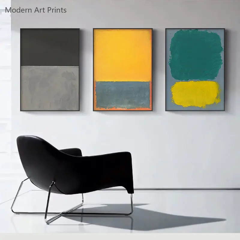 Mark Rothko абстрактная фотография без рамки распылитель без рамки голограмма для гостиной домашний декор искусство без рамки