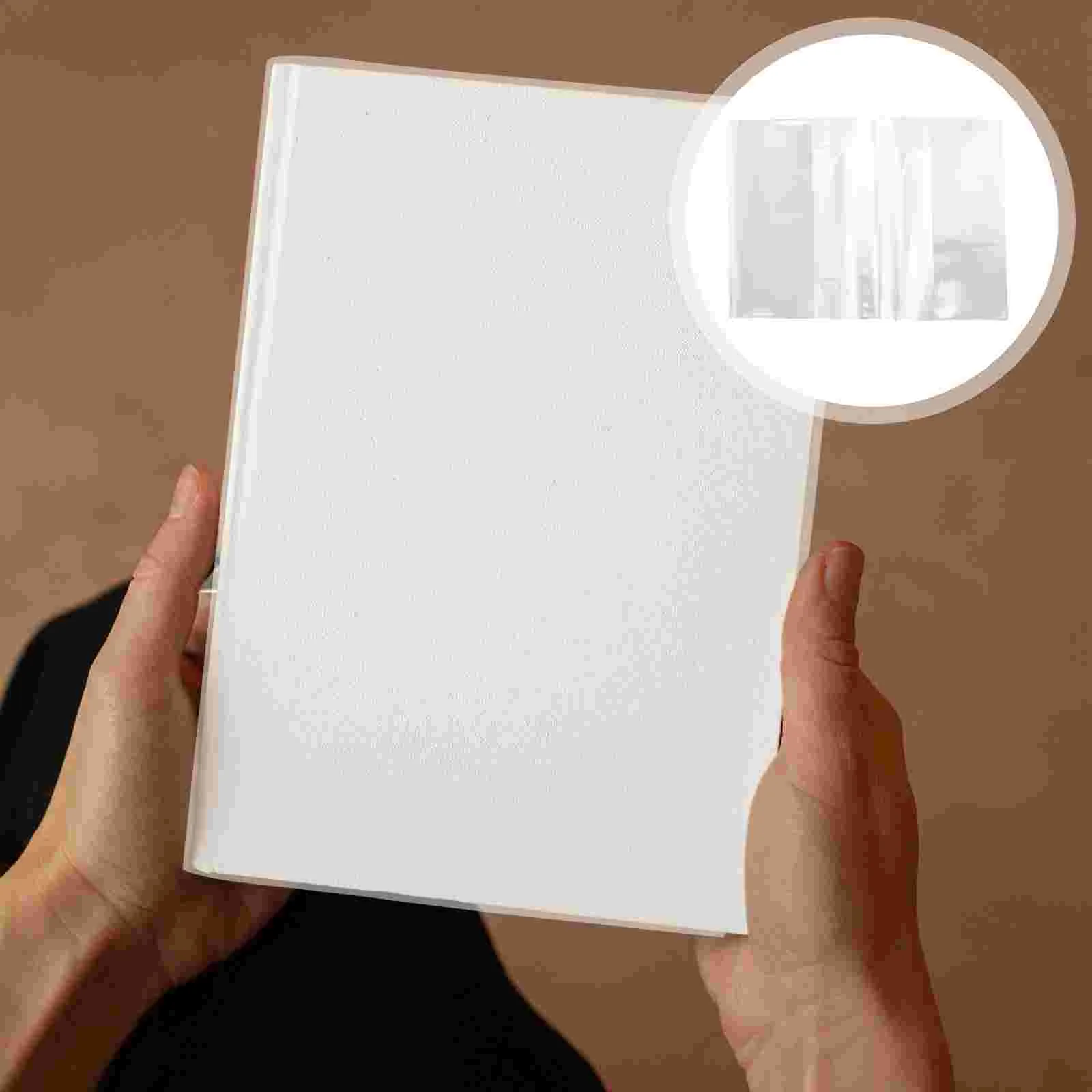 

Book Cover Covers Textbook Notebookstudents Binder Case Transparent Film A5 Clear Protector Exercise Sleeve Covering