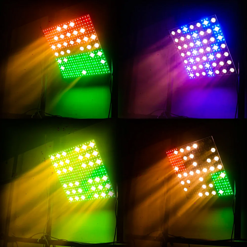 Фото 200 Вт 49 шт. Теплый луч + 441 шт. RGB аудитория DJ контроллер дискотека огни вечерние сценический луч теплый блиндер DMX512 сценический эффект освещения №2