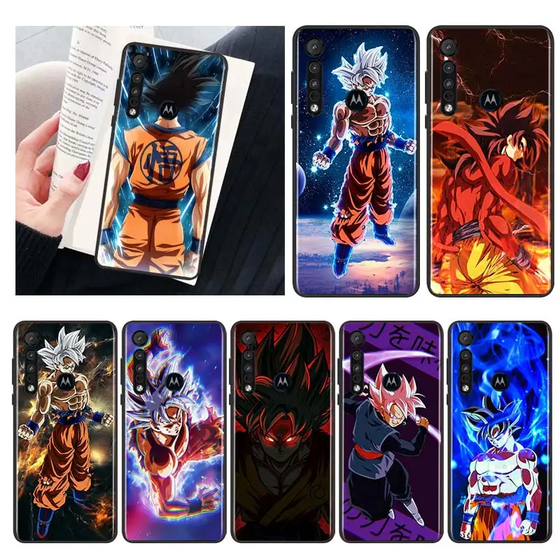 

Goku Dragon Ball Cool For Motorola MOTO G9 G8 E7 E7i E6 Power Edge One Fusion Plus Lite Hyper Marco Black Soft Phone Case