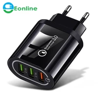 eonline uk eu usb quick 3 0 phone charger for samsung s8 s9 xiaomi mi 8 huawei fast wall charging for iphone 6 7 8 x xs max ipad