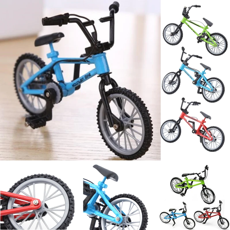 

1 PCS Finger bmx Bike Toys for Boys Mini Bike With Brake Rope Alloy bmx Functional Mountain Bicycle Model Toys for Children Gift