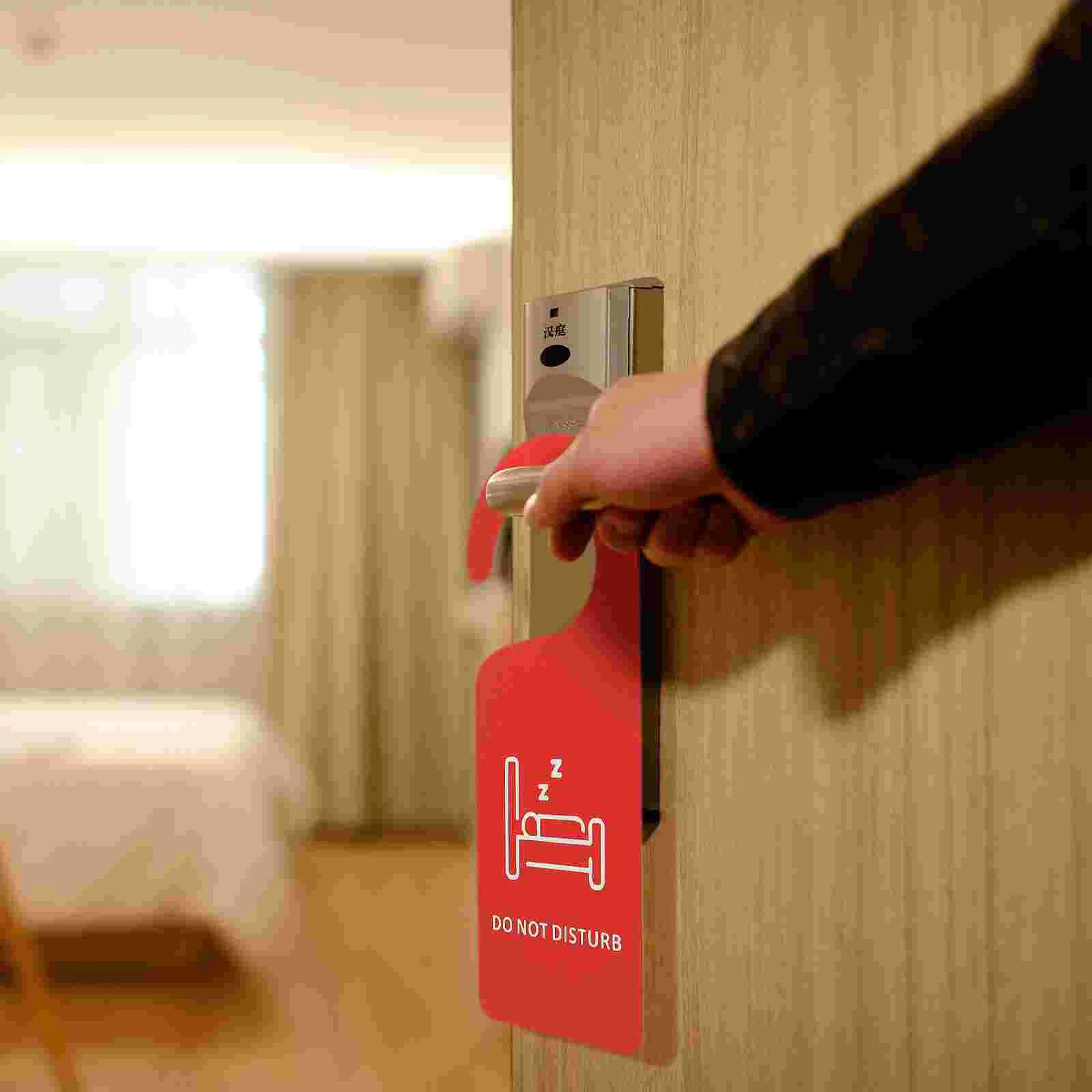 

Door Sign Disturb Do Not Hanger Office Hotel Tag Signs Knob Pleasedoorknob Room Privacyknock Make Hanging Tagsconference Be