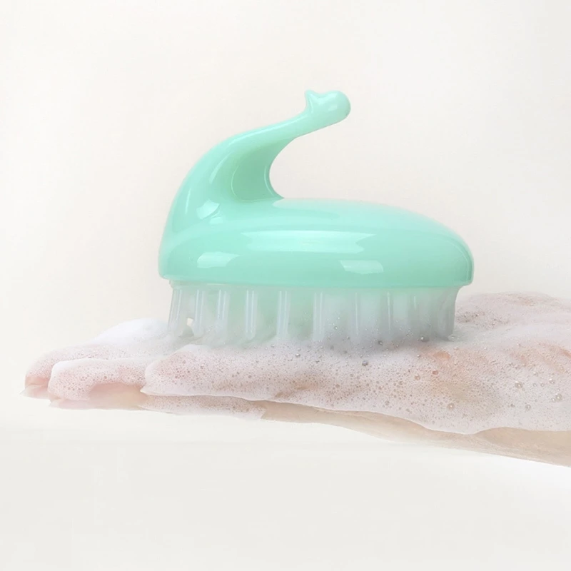 

Portable Massage Brush Silicone Bath Body Brush Massage Soft Shower Brush Baby Wholesale