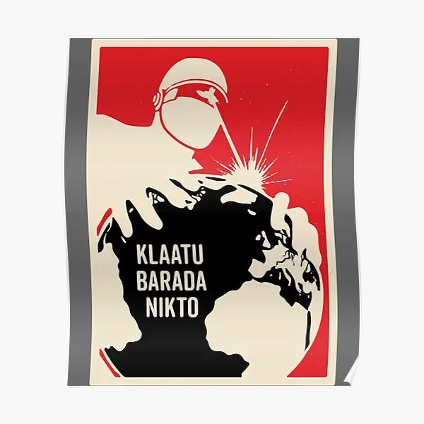 Нулевой постер клаату барада никото винтажная картина домашняя живопись Декор