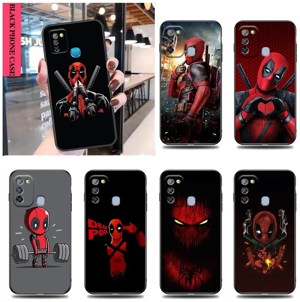 

Avengers Deadpool Marvel Cover Case For TECNO S5 SMART SPARK 5 6 7 GO AIR ZERO HOT 8 X 20 CAMON 16 19 POVA 2 4 NEO2 PRO 5G Case