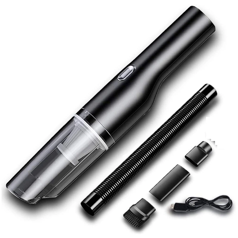 

Handheld Vacuum Cleaner Battery Cordless Portable Car Vacuum Cleaner USB Charging 5500Pa For Office Computer Desktop