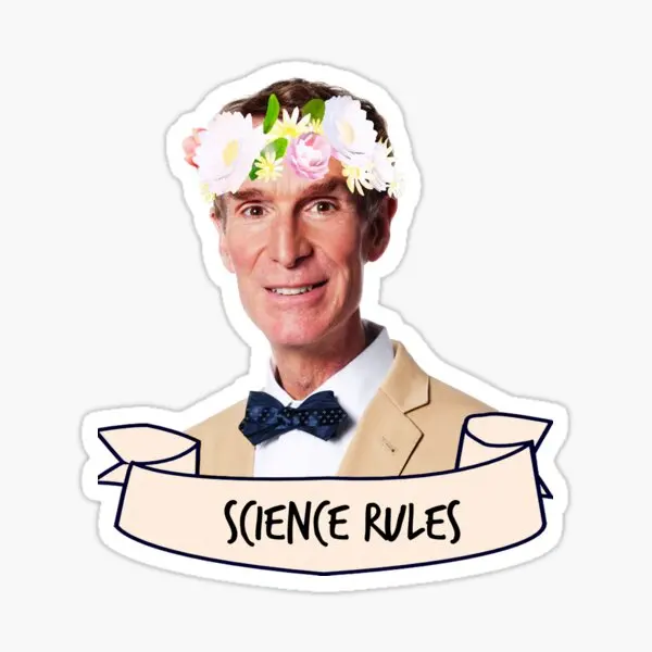 

5 шт., наклейки на автомобиль с принтом Билла Nye Science Rules