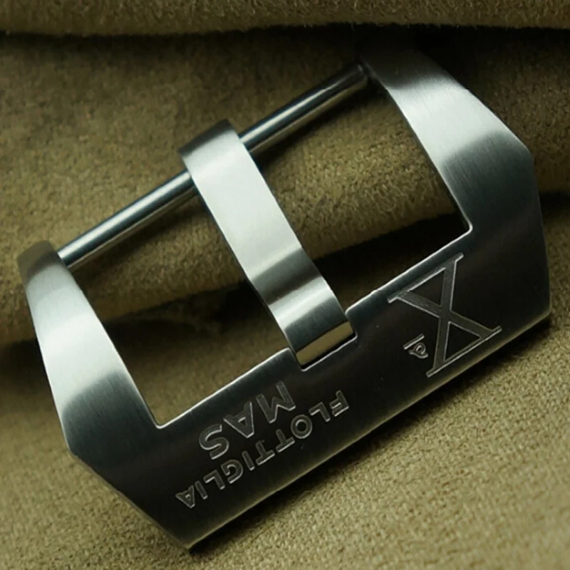 

Мужской кожаный ремешок из нержавеющей стали 316L, 22 мм, 24 мм, 26 мм