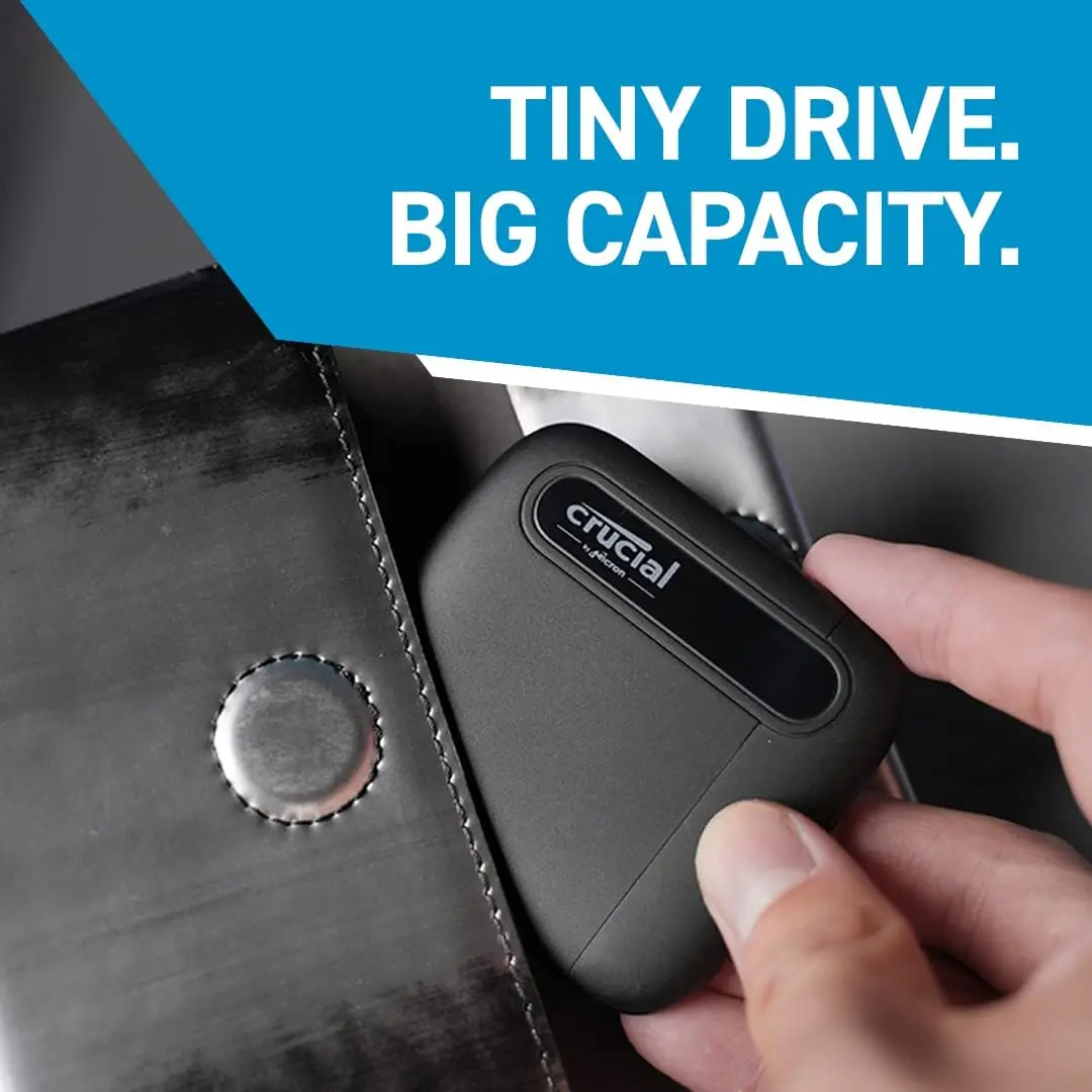 SSD-накопитель Crucial X6 портативный 500 Гб 1 ТБ до 800 Мб/с