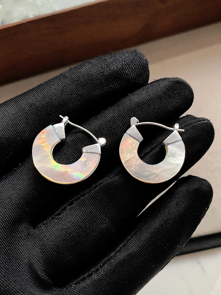 Женские серьги из натурального французского цвета новинка 2024 популярные