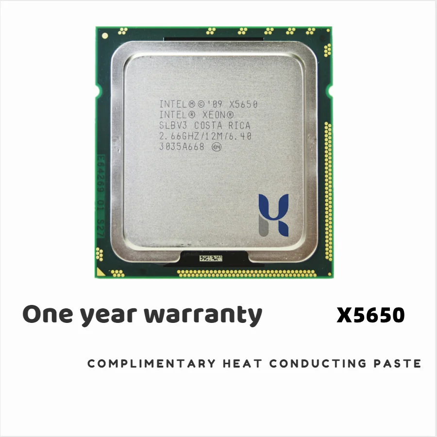 

Intel Xeon X5650 SLBV3 Processor Six Core 2.66GHz LGA1366 12MB L3 Cache server CPU