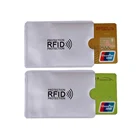 5 шт. Анти Rfid блокирующий Creit держатель для карт кошелек для мужчин и женщин мужской чехол для банковских карт Защита металлический держатель для карт чехол из алюминия