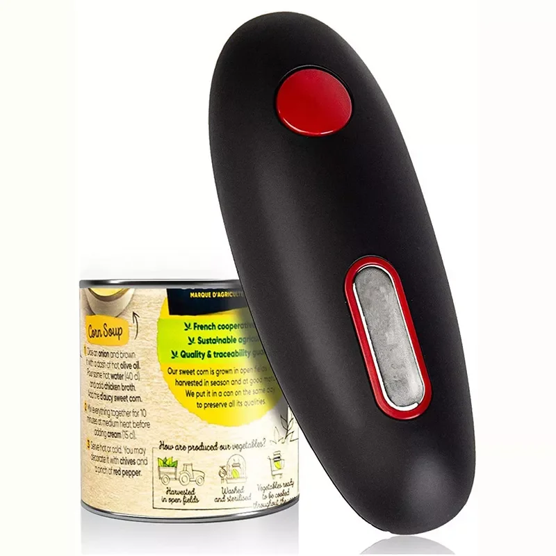 

Kitchen Electric Can Opener Open Your Cans with A Simple Push of Button No Sharp Edge Food-Safe and Battery Operated