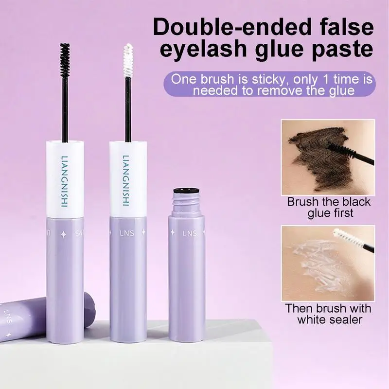 

2 In 1 Lashes Bond And Sealer Long Lasting Eyelash Glue For DIY Eyelash Extension Waterproof Gentle Fast Drying Sealer