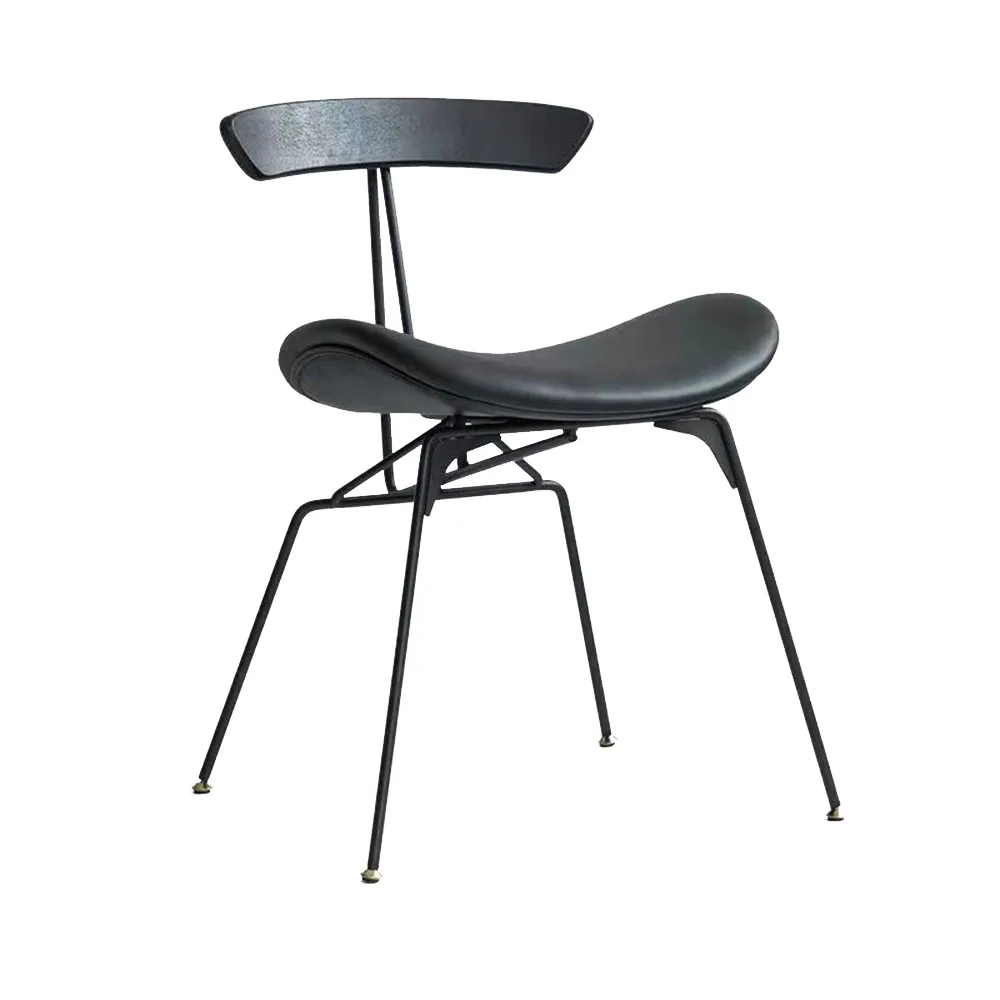 

Металлическое обеденное кресло, спинка стула, стул, удобная высокая эластичность