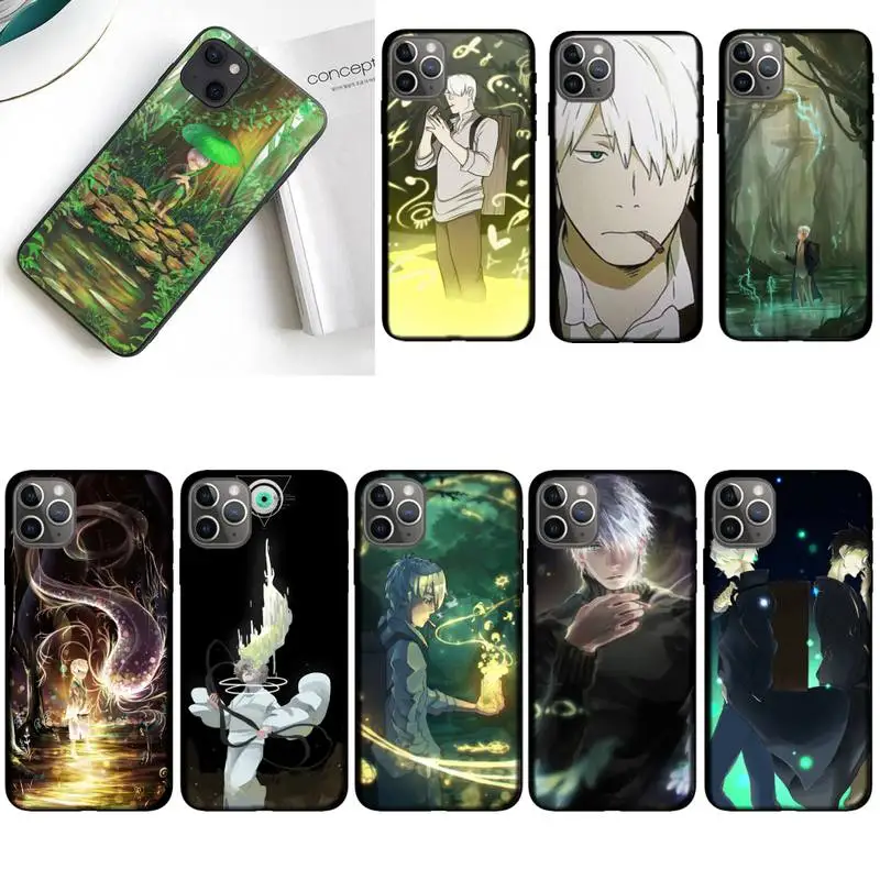 Японский аниме чехол для телефона iPhone 11 12 Mini 13 Pro XS Max X 8 7 6s Plus 5 SE XR