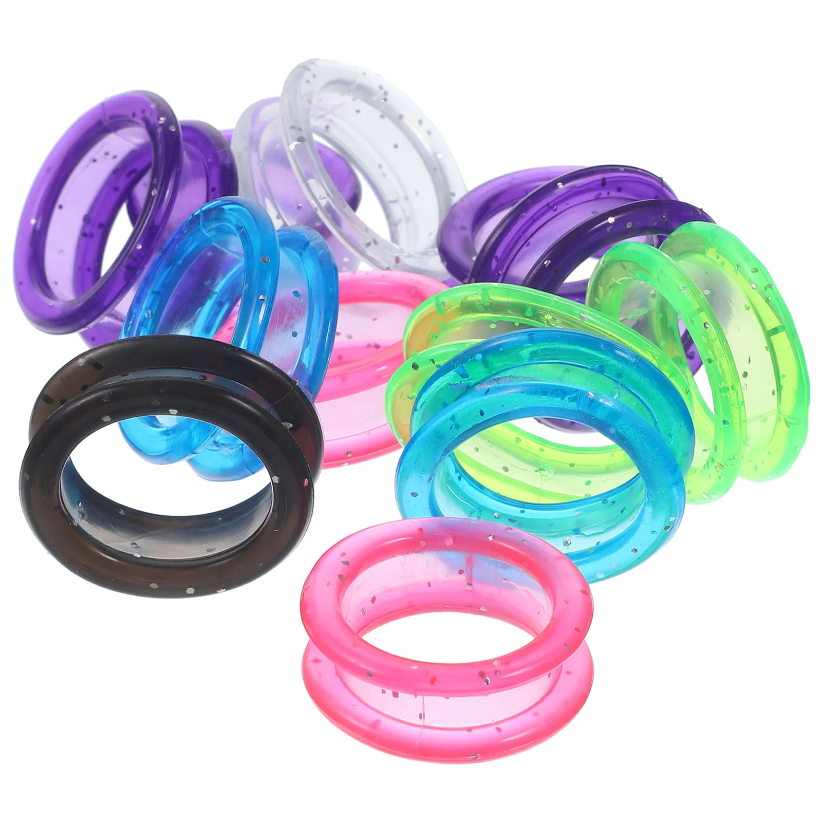 

Silicone Finger Rings Hair Scissors For Dogs Rings For Hair Shears Finger Inserts Silicone Finger Protector(Random Color)