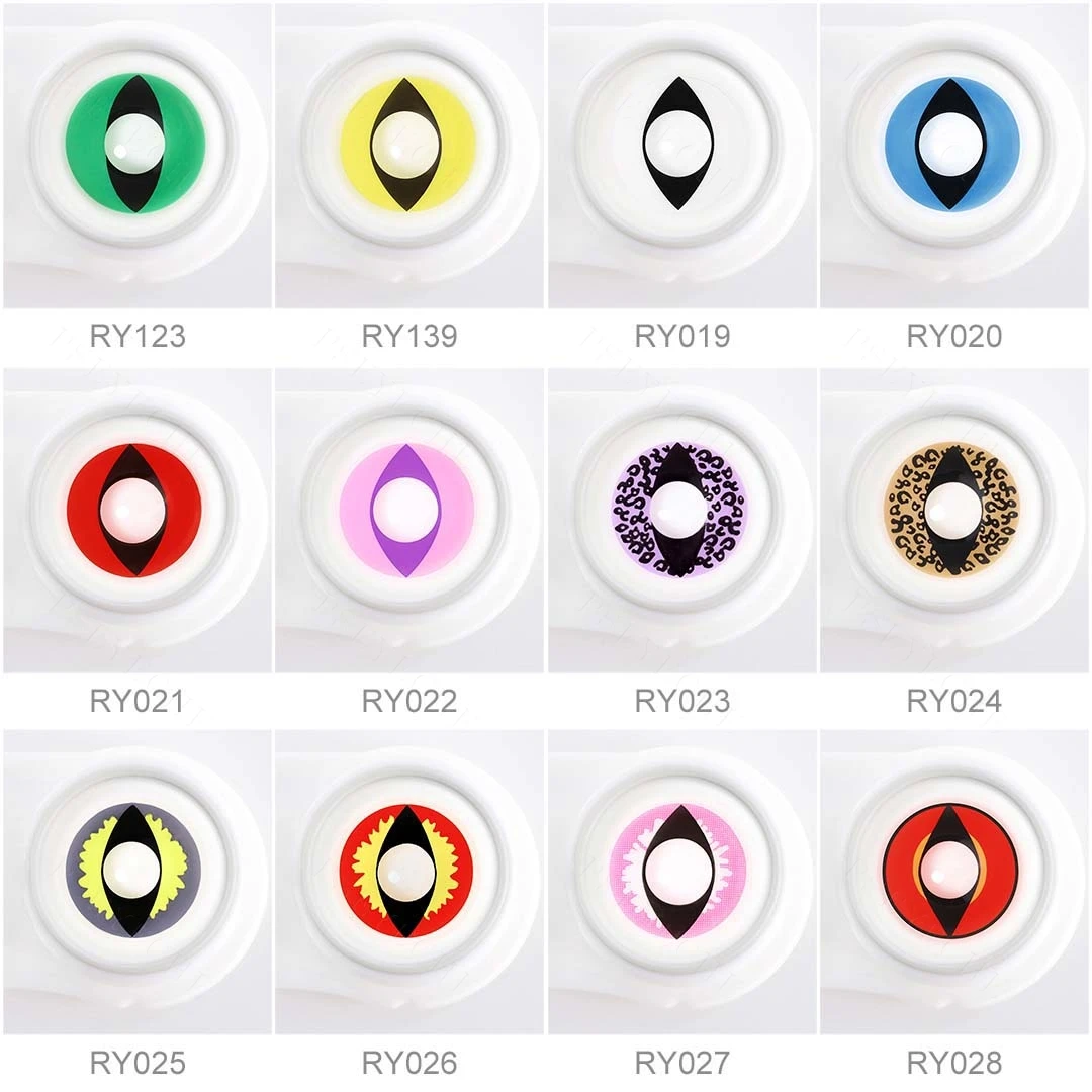 

2pcs Big Eyes Wholesale Cosmetic Yearly Eye Lenses Color Contact Lenses Eyeswear Contacts Lens Lentes Contacto colored contacts