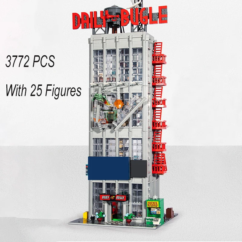 New 3772 PCS The Bugle Building of Daily Classic Difficulty Building Blocks  Bricks Birthday Christmas Gifts for Children 76178