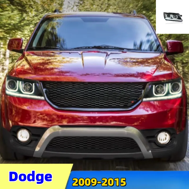 Автомобильные фары для Dodge Coolway модернизированные в сборе 2009-2015 светодиодные
