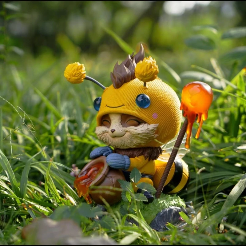 

League Of Legends Teemo Lol Cmge Beemo Honeybee Kawaii Night светильник статическая модель настольного украшения, игрушки в подарок