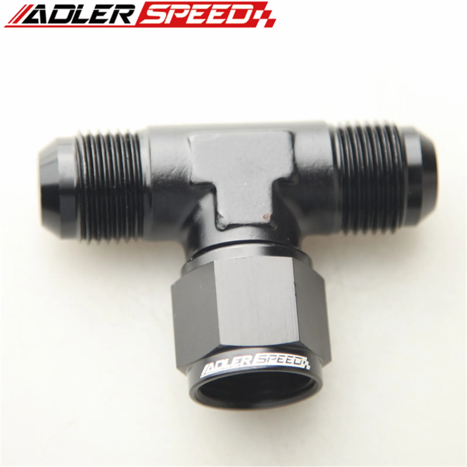 

AN4 AN6 AN8 AN10 AN12 штекер-гнездо Т-образный штуцер адаптер алюминиевый черный