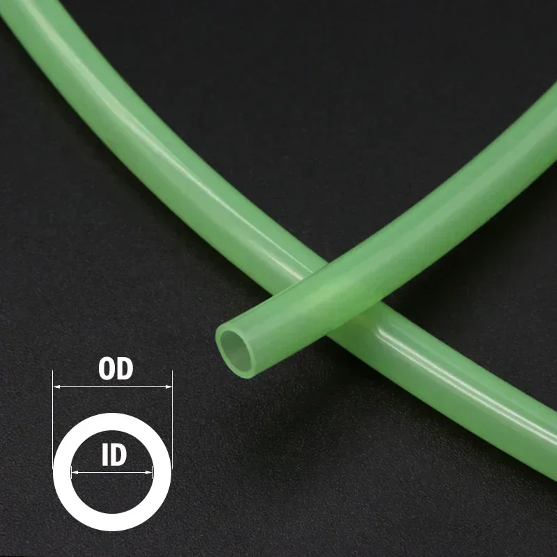 Гибкая силиконовая трубка 1/5/10 м, 17 цветов, ID 2, 3, 4, 5, 6 мм, трубы для аквариумного орошения, соединитель для воды, пищевые садовые шланги