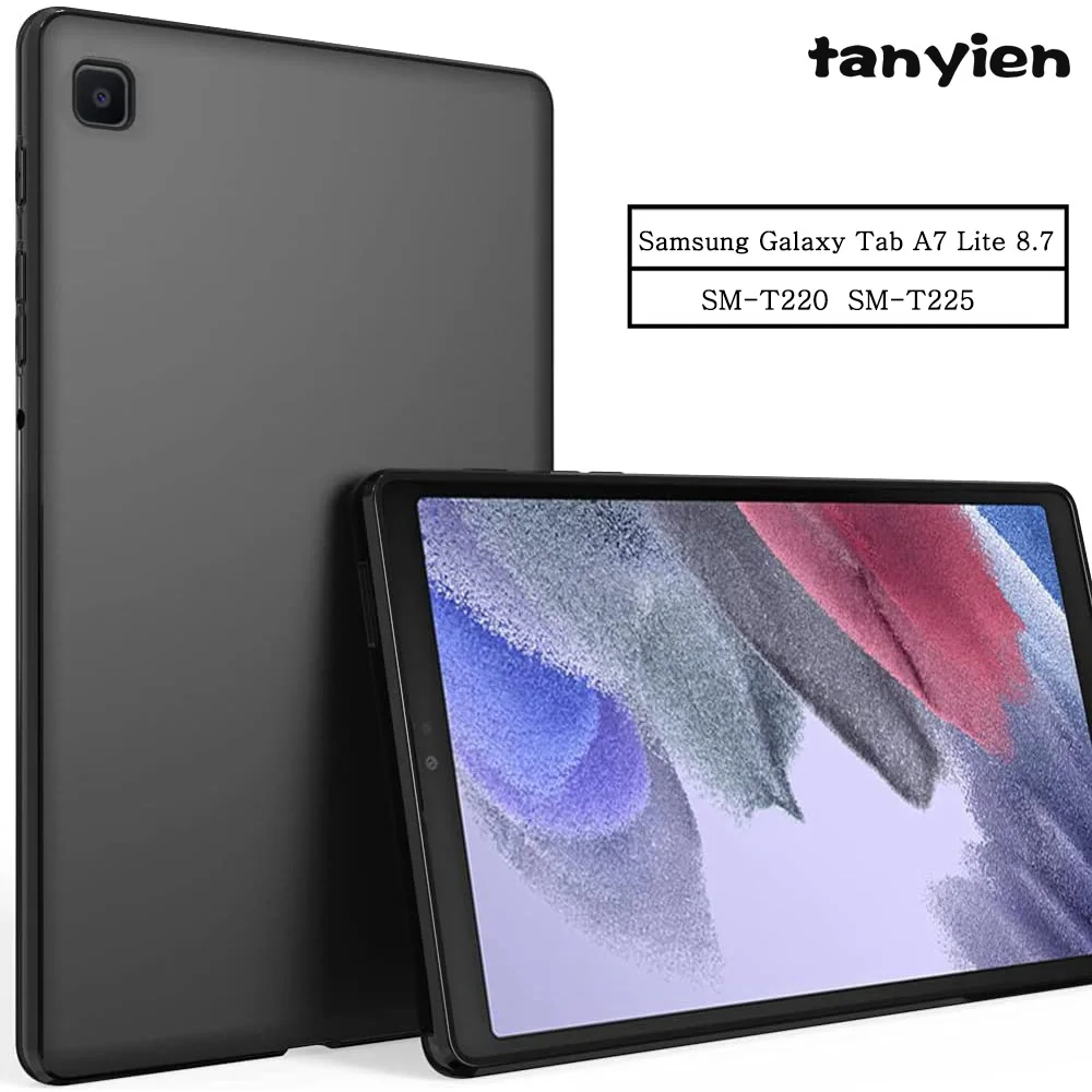 

Чехол для планшета Samsung Galaxy Tab A7 10,4 дюйма, 2020 дюйма, фотография, противоударный мягкий силиконовый чехол, гибкая Черная задняя крышка