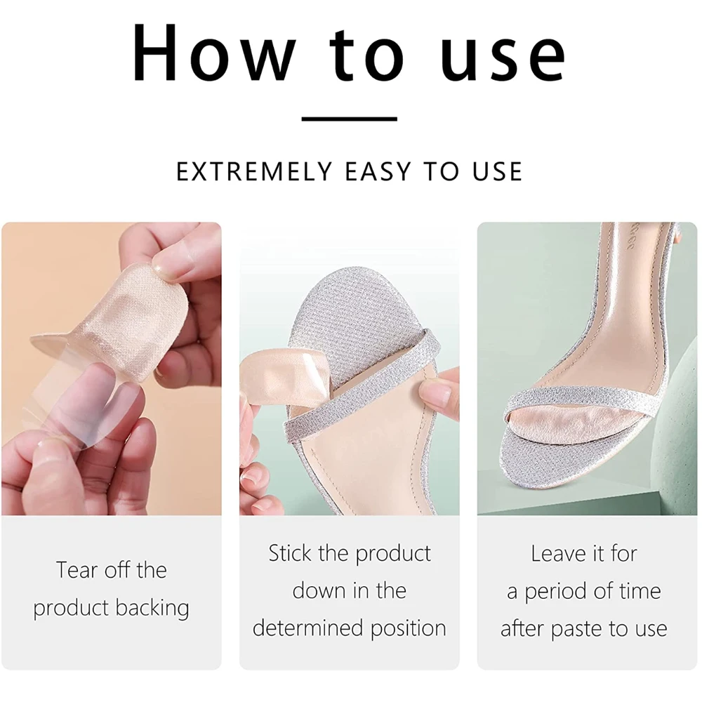 Silicone Forefoot Insert Foot Pads for High-Heeled Sandals Half Insoles for Shoes Women Non-slip Anti-Pain Heel Cushion Pads