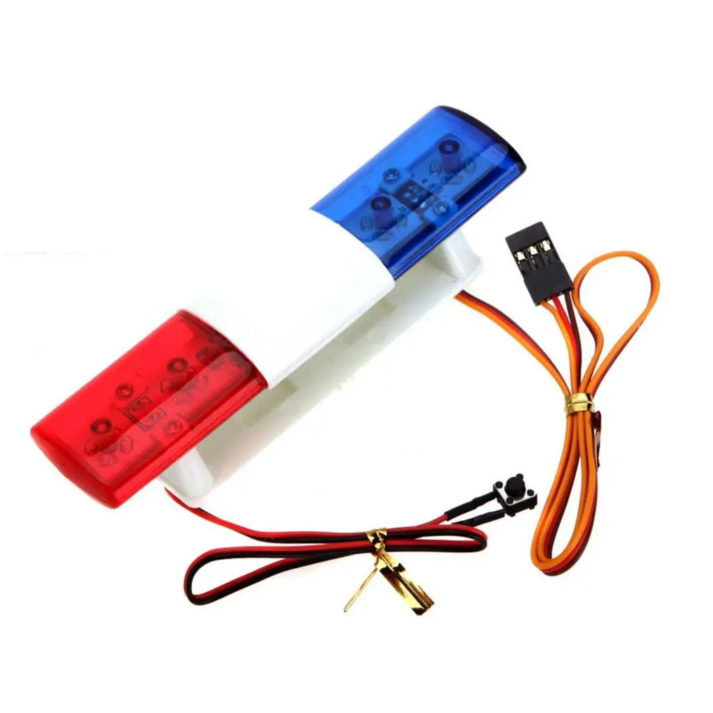 Радиоуправляемый автомобиль, Полицейская Ночная вспышка, фотовспышка для 1:10 1:8 HSP CC01 4WD Axial