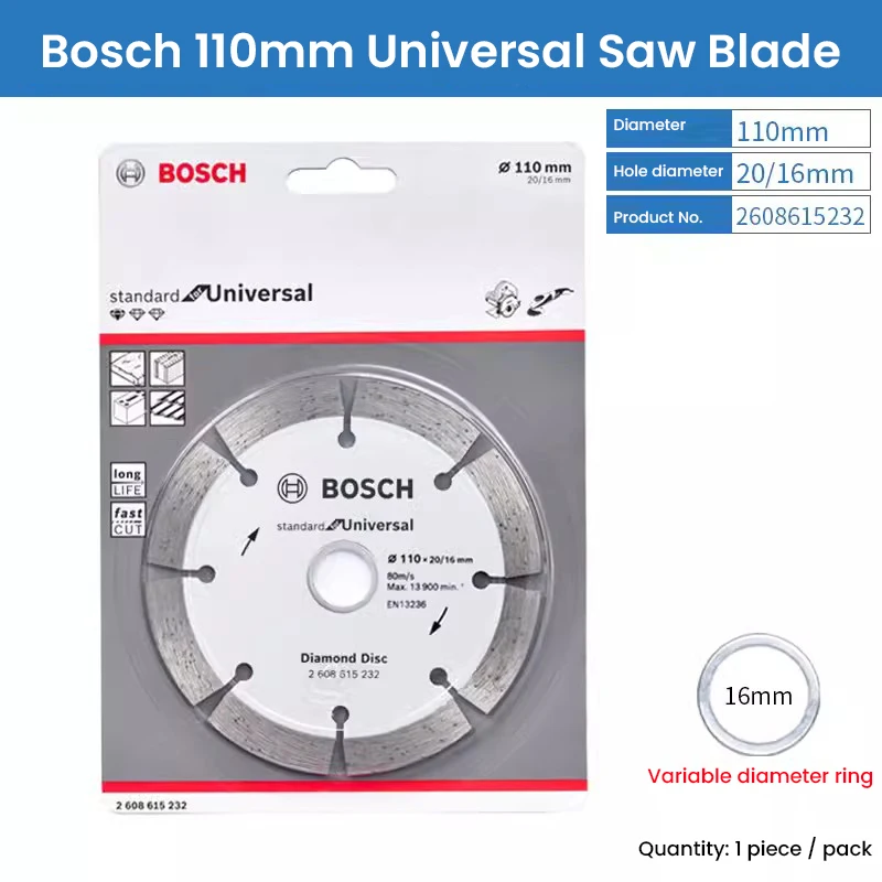 Диск шлифовальный Bosch универсальный сегментный алмазный диск для мраморной пилы