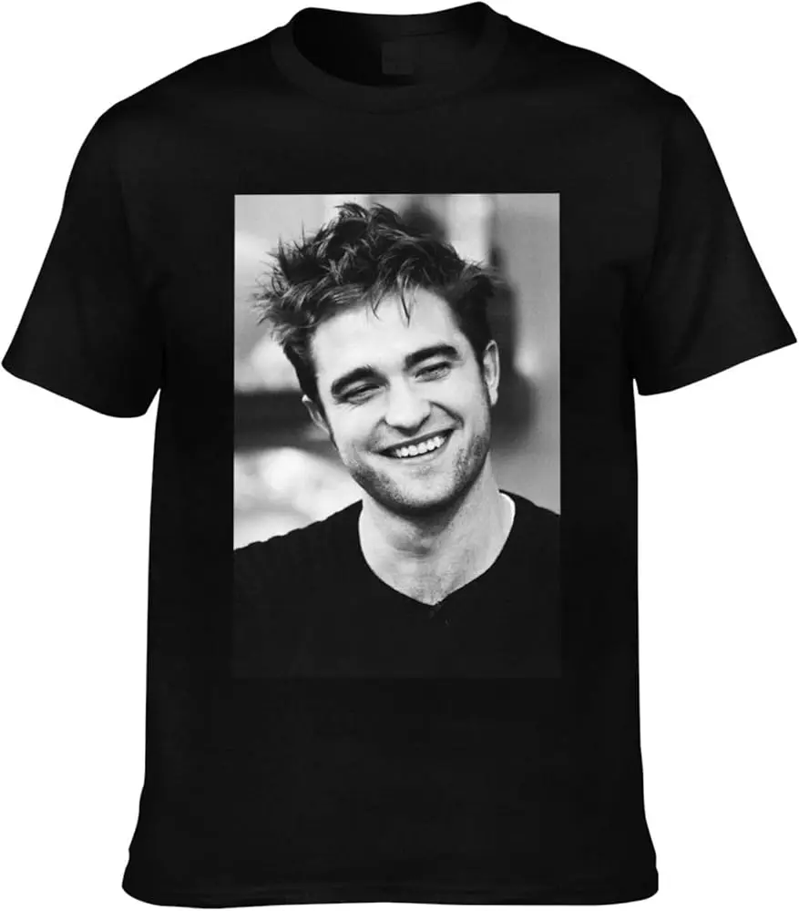 Роберт Паттинсон футболка с коротким рукавом 100% хлопок верх для мужчин и женщин