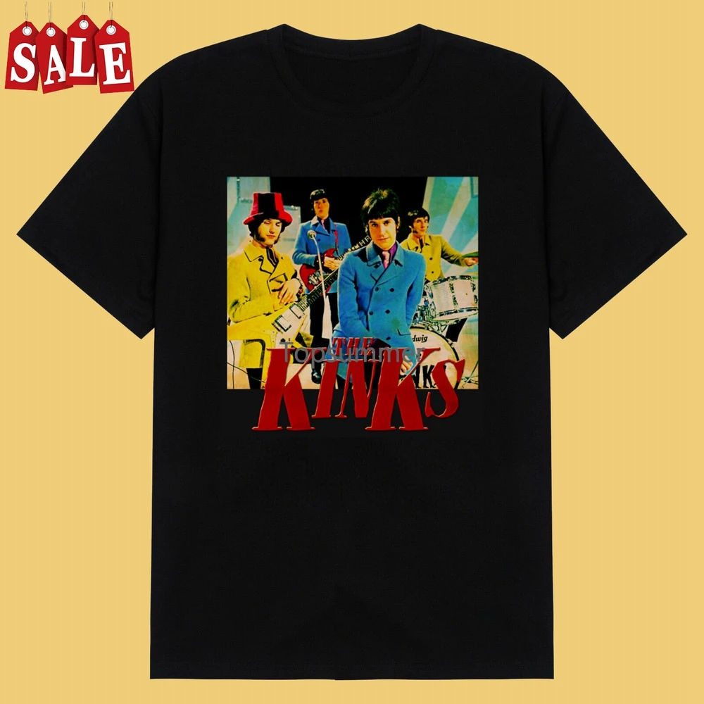 

The Kinks Tee Men Black All Size Unisex Shirt