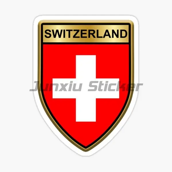 

Швейцария, швейцарский флаг, альпийский крест, наклейка для ноутбука, окна, аксессуары для мотоциклов, украшения для автомобиля, грузовика, наклейки, настраиваемые