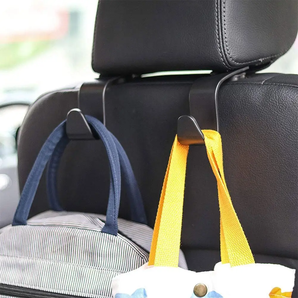 

4pcs Car Rear Seat Hook Back Seat Hidden Car Seat Hanger Multi-function Storage Ornaments Car Interior Seat Back Hook Accessorie